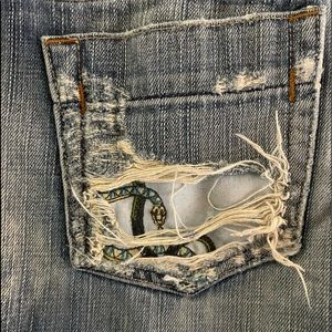 Joe’s jeans “Eve” snake pocket